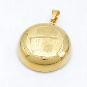 Stainless Steel Gold-plating Pendant - KP119206-ZY
