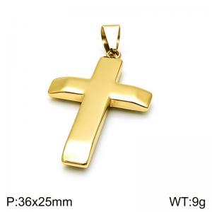 Stainless Steel Cross Pendant - KP119410-Z
