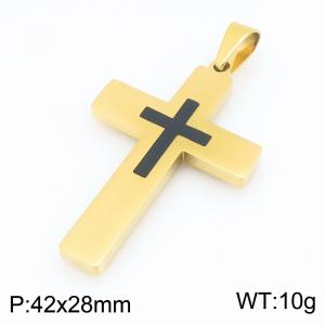 Stainless Steel Cross Pendant - KP119443-HR