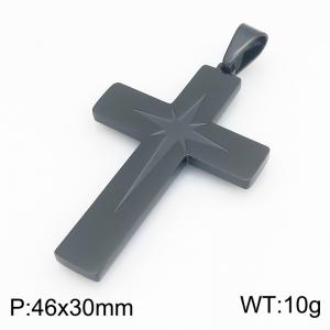 Stainless Steel Cross Pendant - KP119467-HR