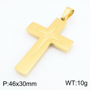 Stainless Steel Cross Pendant - KP119472-HR