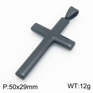 Stainless Steel Cross Pendant - KP119482-HR