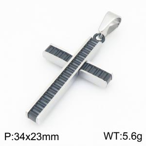 Stainless Steel Cross Pendant - KP119487-HR