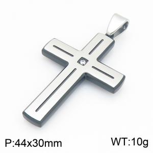 Stainless Steel Cross Pendant - KP119534-HR