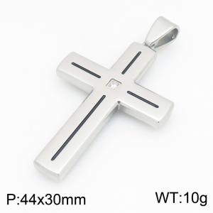 Stainless Steel Cross Pendant - KP119537-HR