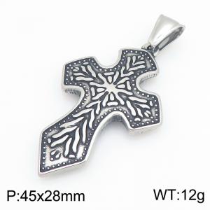 Stainless Steel Cross Pendant - KP119668-LU