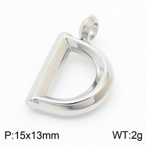 Stainless steel fashionable personalized letter D pendant pendant - KP120125-Z