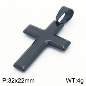 Stainless Steel Cross Pendant - KP130580-HR