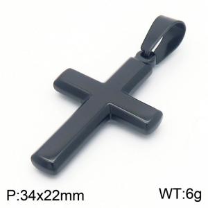 Stainless Steel Cross Pendant - KP130583-HR