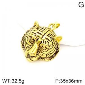 Stainless Steel Gold-plating Pendant - KP130756-NT
