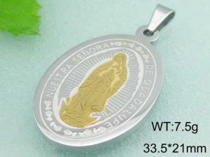 Stainless Steel Gold-plating Pendant - KP27658-KD