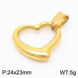 Stainless Steel Gold-plating Pendant - KP32809-Z