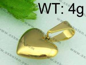 Stainless Steel Gold-plating Pendant - KP33293-Z