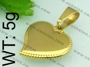 Stainless Steel Gold-plating Pendant - KP33294-Z