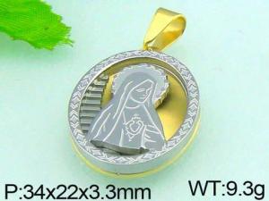 Stainless Steel Gold-plating Pendant - KP37199-KL