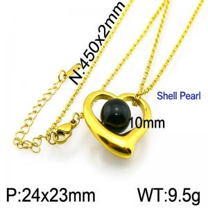 Stainless Steel Gold-plating Pendant - KP40341-Z