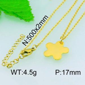 Stainless Steel Gold-plating Pendant - KP40645-Z