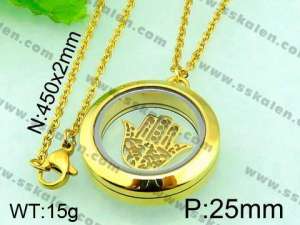 Stainless Steel Gold-plating Pendant  - KP41806-Z