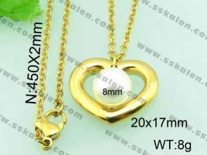 Stainless Steel Gold-plating Pendant  - KP41861-Z