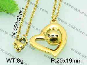 Stainless Steel Gold-plating Pendant  - KP42359-Z