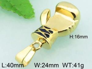 Stainless Steel Gold-plating Pendant - KP42762-THX