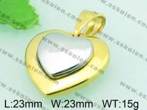 Stainless Steel Gold-plating Pendant - KP43545-Z