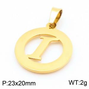 Stainless Steel Gold-plating Pendant - KP43565-Z