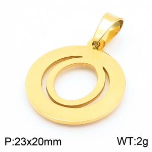 Stainless Steel Gold-plating Pendant - KP44030-Z