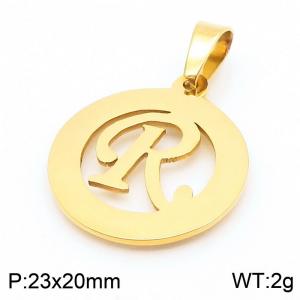 Stainless Steel Gold-plating Pendant - KP44033-Z