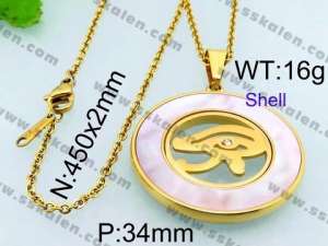 Stainless Steel Gold-plating Pendant - KP44235-K