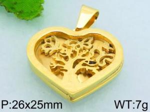 Stainless Steel Gold-plating Pendant - KP44414-KL