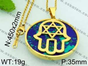 Stainless Steel Gold-plating Pendant - KP45943-K