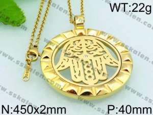 Stainless Steel Gold-plating Pendant - KP48989-K