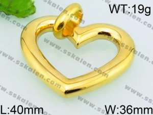 Stainless Steel Gold-plating Pendant - KP52130-Z