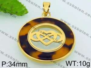 Stainless Steel Gold-plating Pendant - KP52623-CD