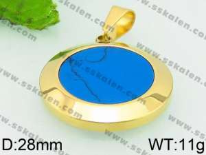 Stainless Steel Gold-plating Pendant - KP52702-K