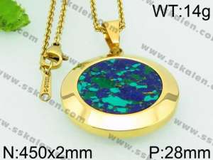 Stainless Steel Gold-plating Pendant - KP52711-K