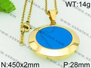 Stainless Steel Gold-plating Pendant - KP52712-K