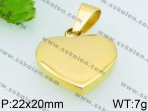 Stainless Steel Gold-plating Pendant - KP52888-JE