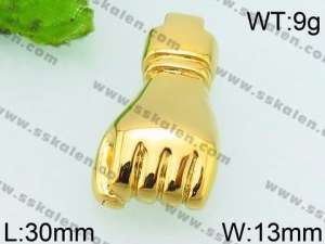 Stainless Steel Gold-plating Pendant - KP53088-JE