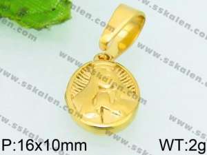 Stainless Steel Gold-plating Pendant - KP53094-JE