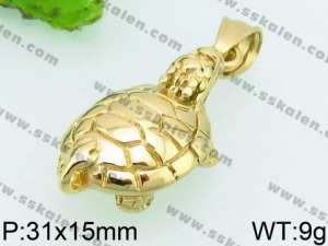 Stainless Steel Gold-plating Pendant - KP53162-JE