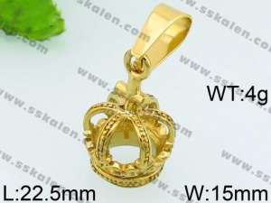 Stainless Steel Gold-plating Pendant - KP53165-JE