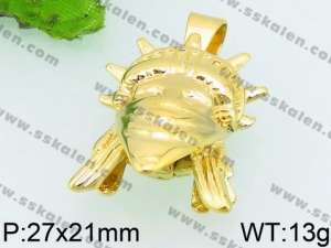 Stainless Steel Gold-plating Pendant - KP53166-JE