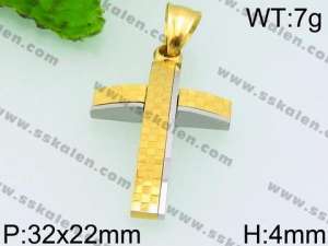 Stainless Steel Cross Pendant - KP53541-JE
