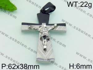 Stainless Steel Cross Pendant - KP54228-JE