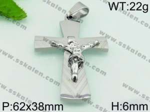 Stainless Steel Cross Pendant - KP54230-JE