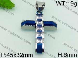 Stainless Steel Cross Pendant - KP54285-JE