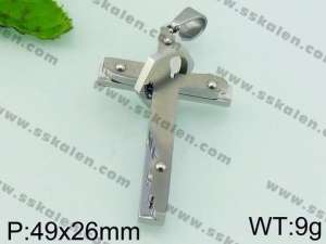 Stainless Steel Cross Pendant - KP54294-JE