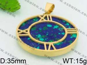 Stainless Steel Gold-plating Pendant - KP54469-K